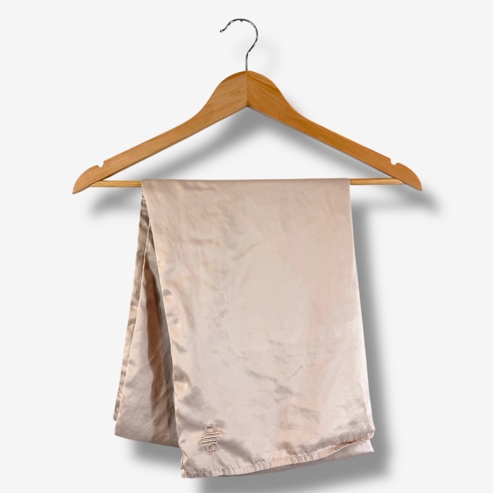 Slip Silk Pillowcase Tan Caramel Standard Envelope End